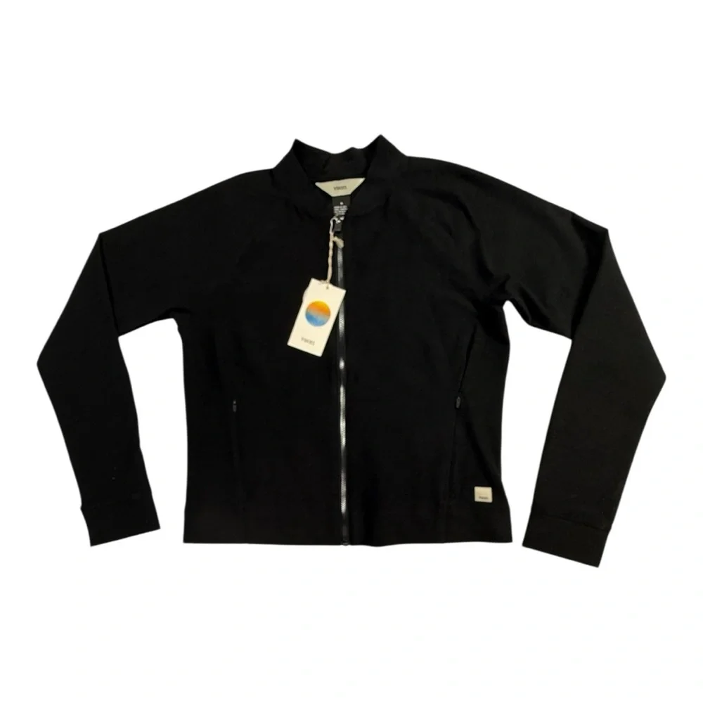 NWT Vuori Elevation Track Jacket‎ Black Medium